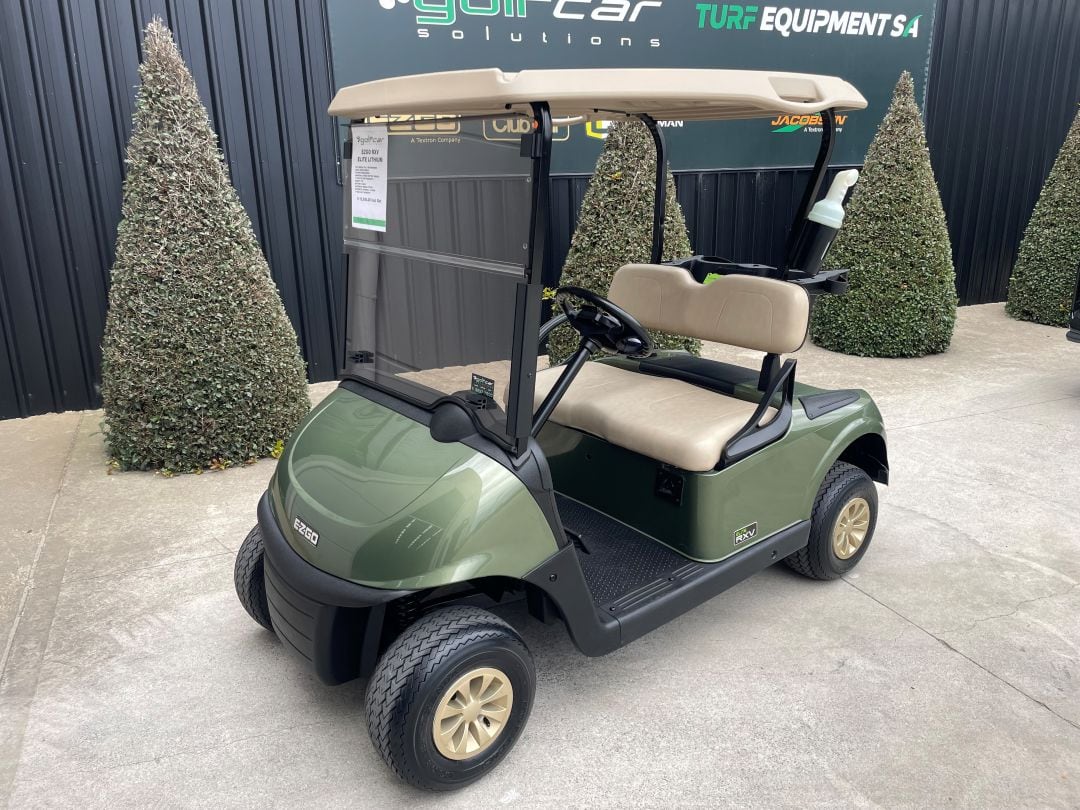 Oasis elite 1 Golf Car Solutions Adelaide South Australia EZGO RXV Elite Lithium